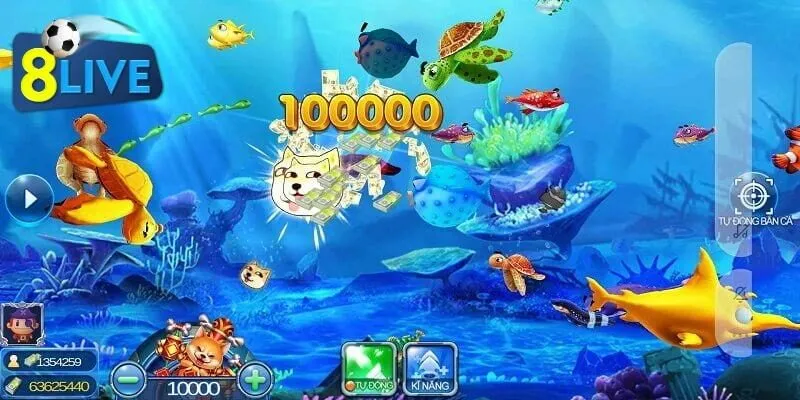 Các tính năng bắn cá 5 sao 8live